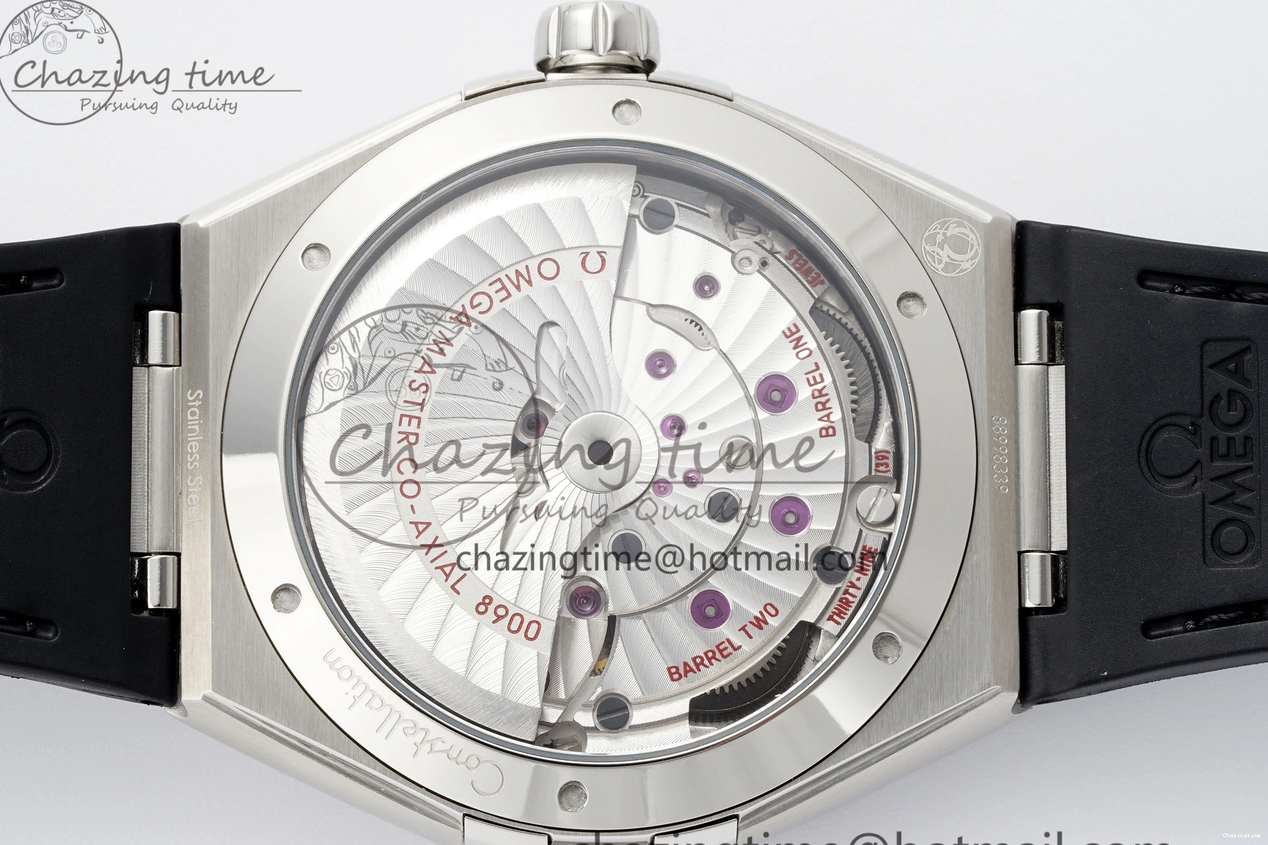 0426 Constellation Black Ceramic SS SBF 1:1 Best Edition Black Dial on Black Gummy Strap A8900 Super Clone TimelessDesign 7798